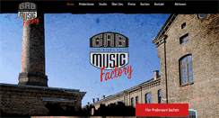 Desktop Screenshot of gabmusicfactory.com